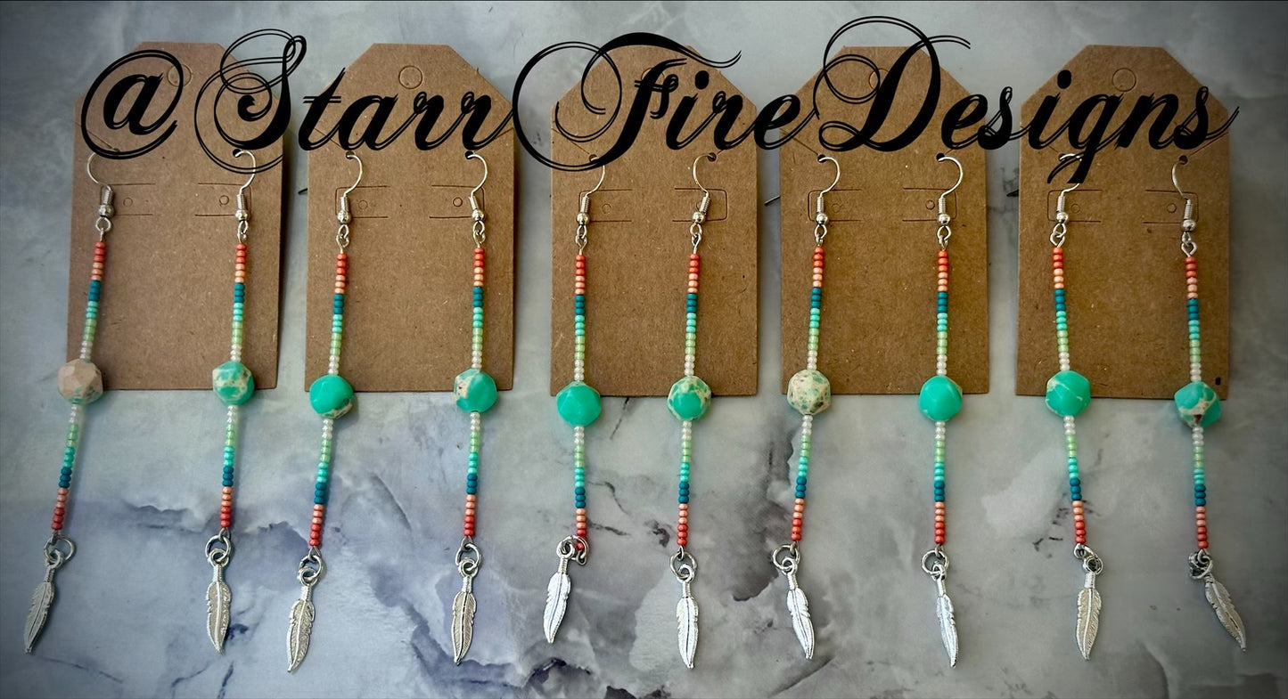 Imperial Jasper with Feathers