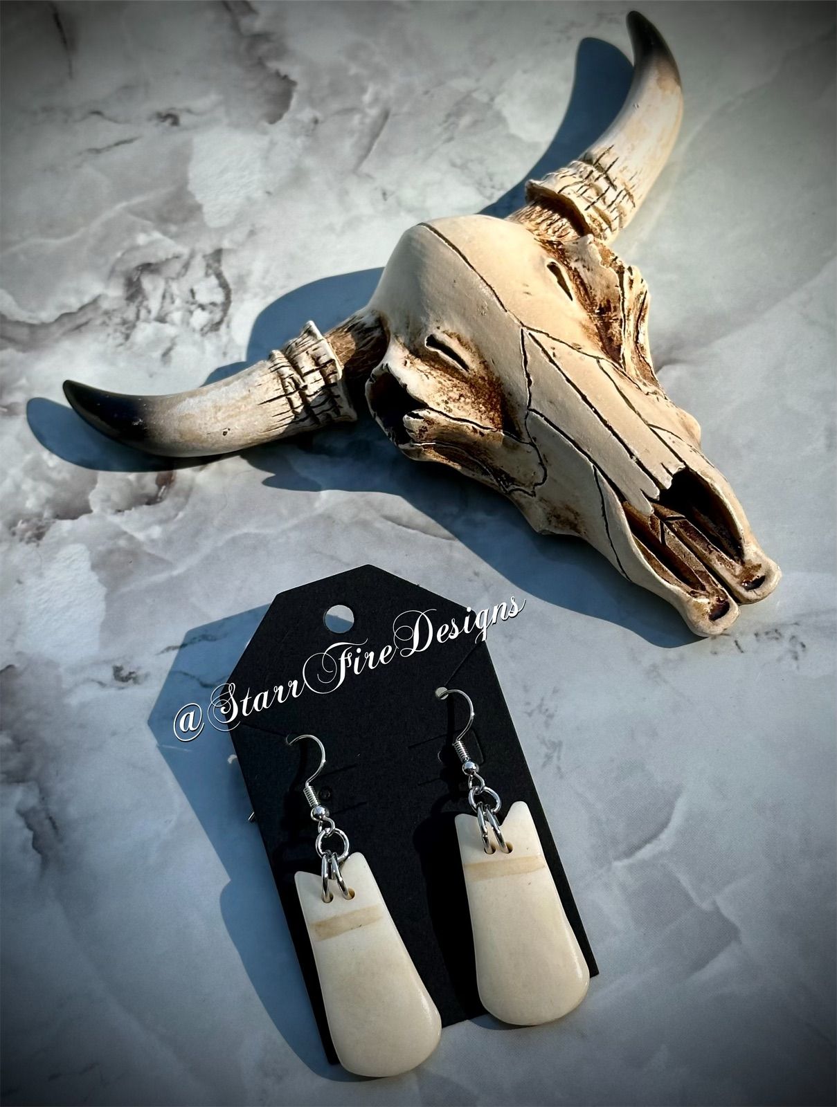 Elk Tooth Earrings