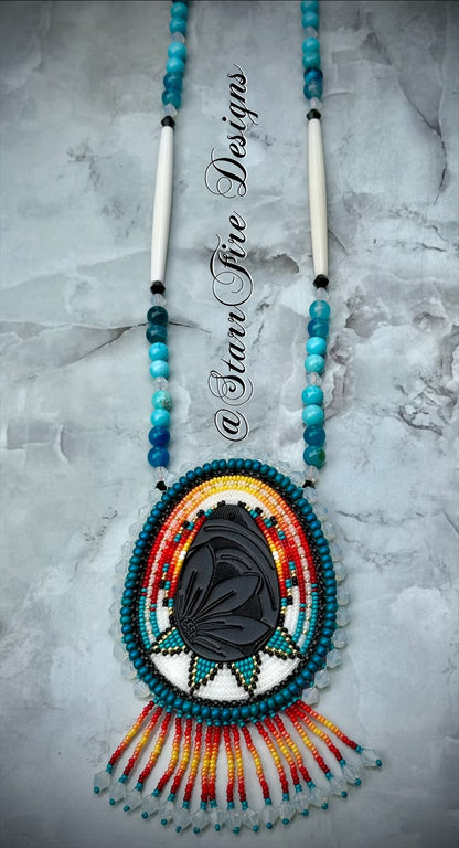 Floral Embossed Medallion