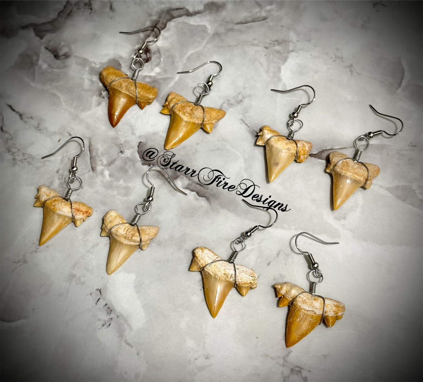 Shark Teeth Earrings